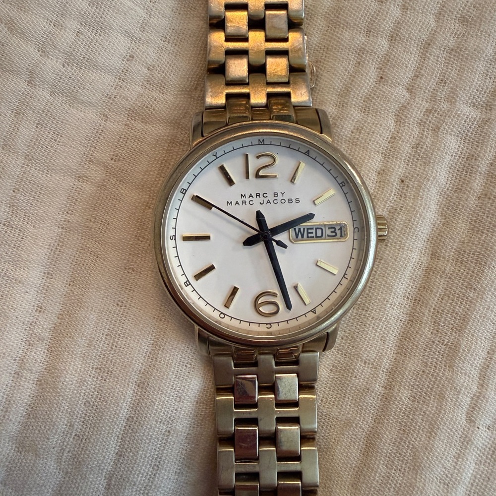 Marc By Marc Jacobs Gold Bracelet Watch